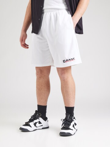 Karl Kani Loosefit Shorts in Weiß: Vorderseite