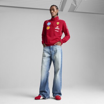 PUMA Sportsweatshirt 'Scuderia Ferrari 2025 Team' in Rood