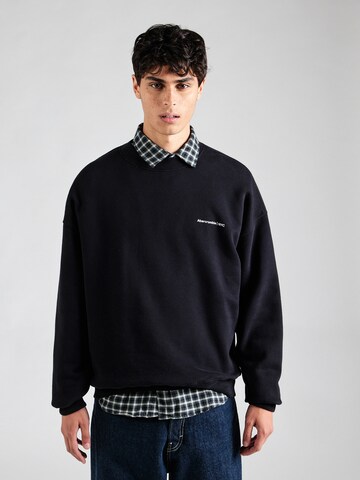 Abercrombie & Fitch Sweatshirt in Schwarz: Vorderseite