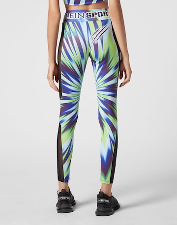 Plein Sport Skinny Leggings in Green