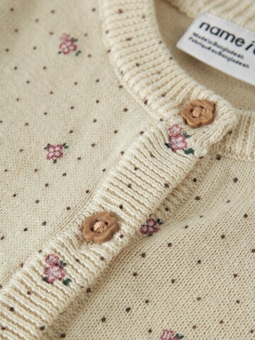 NAME IT Strickjacke in Beige