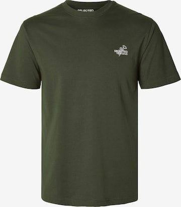 SELECTED HOMME T-Shirt 'ERIC' in Grün: predná strana
