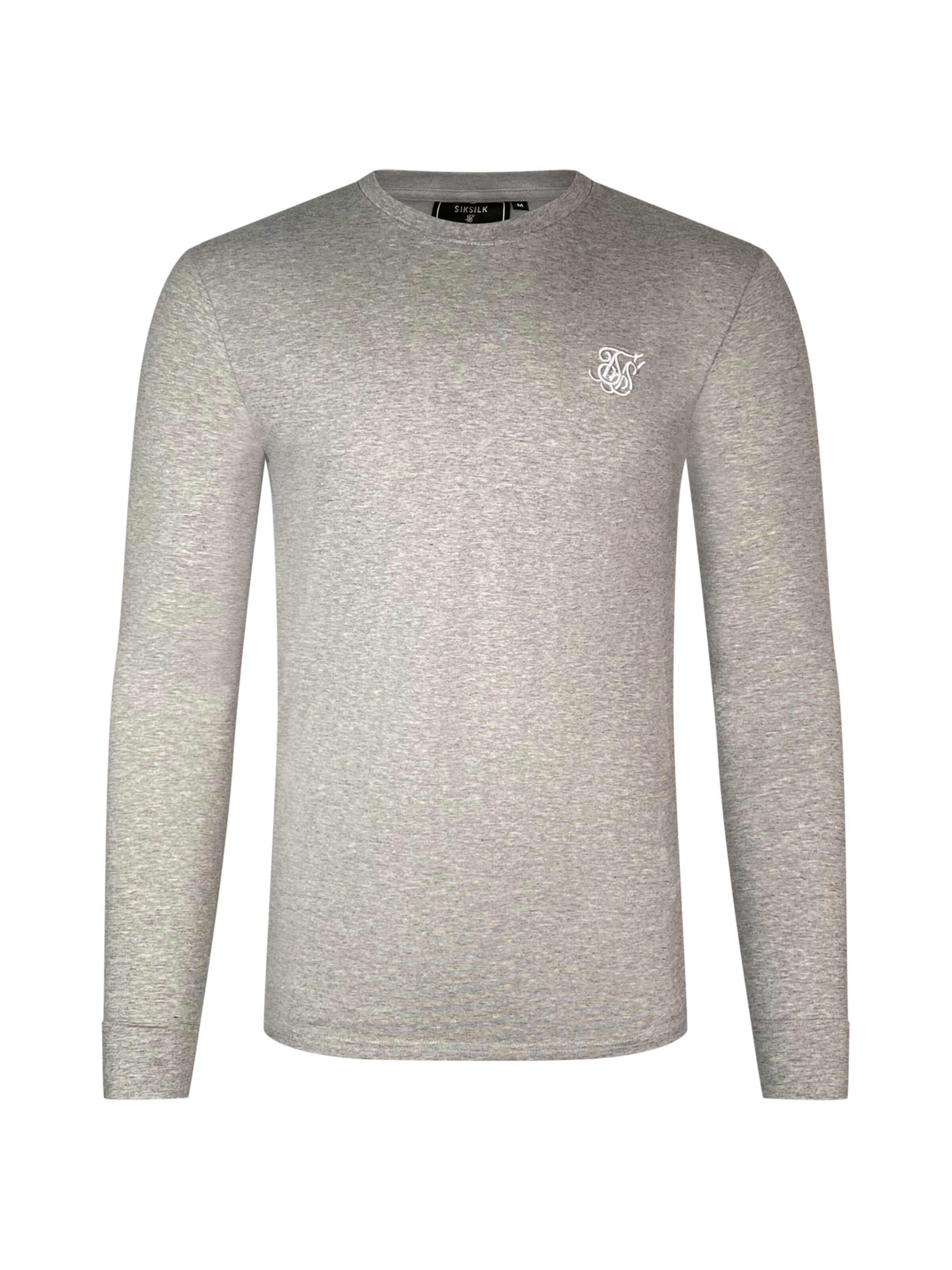 SikSilk Shirt in Grau: Vorderseite