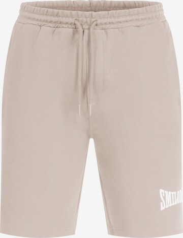 Smilodox Loose fit Pants 'Classic Pro' in Brown: front