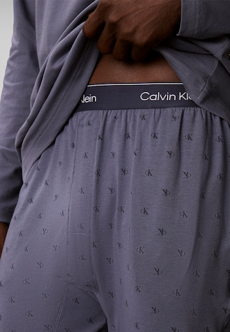 Pyjama long 'HOLIDAY' Calvin Klein Underwear en bleu