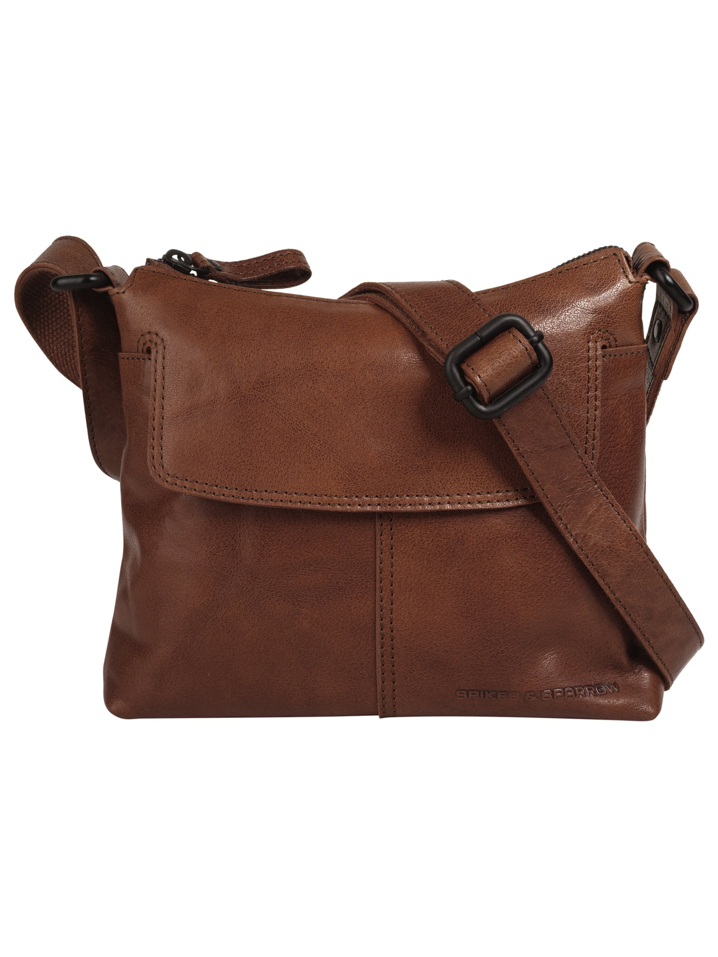 Spikes & Sparrow Umhängetasche‌ in Braun: Vorderseite