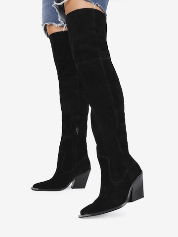 BRONX Cowboy Boots ' New-Kole ' in Black: front