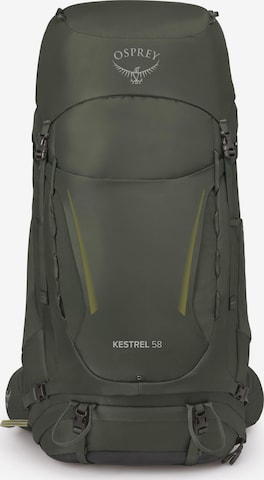 Osprey Sports Backpack 'Kestrel 58' in Green: front