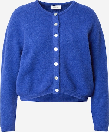 AMERICAN VINTAGE Neuletakki 'VITOW' värissä sininen: etupuoli