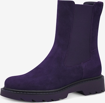 Chelsea Boots Tamaris en violet : devant