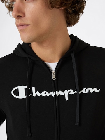 Champion Authentic Athletic Apparel Кофта на молнии в Черный