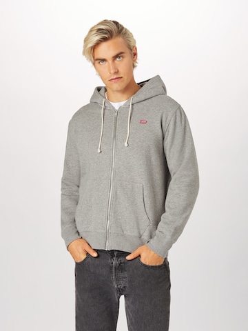 LEVI'S ® - Casaco em moletão 'Core' em cinzento: frente