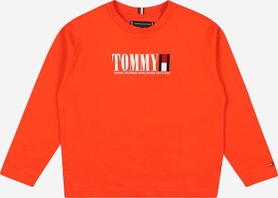 Marškinėliai iš TOMMY HILFIGER, spalva – nakties mėlyna / oranžinė / raudona / balta, Prekių apžvalga
