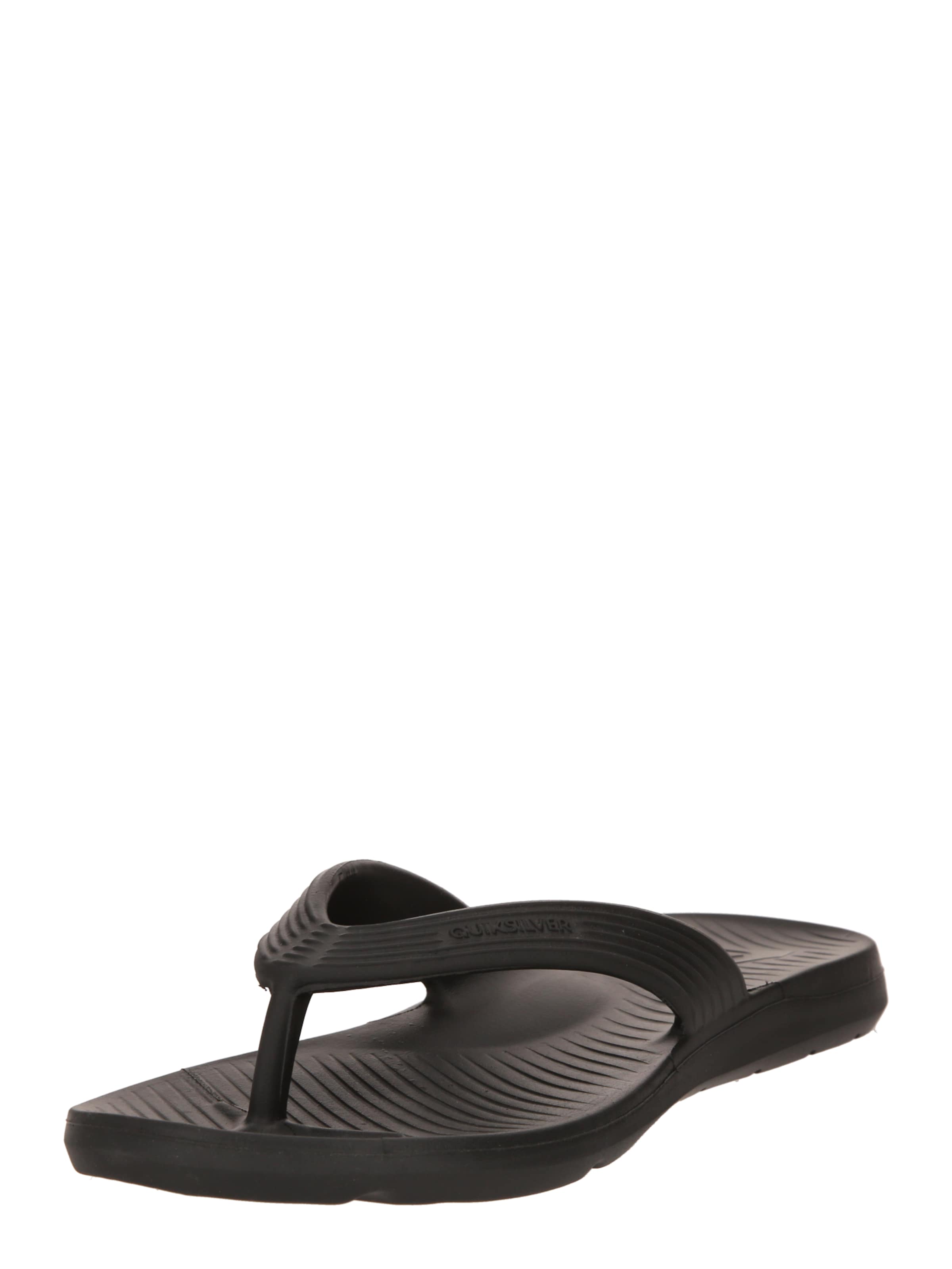 QUIKSILVER Teenslippers 'Salvage' in Zwart: voorkant