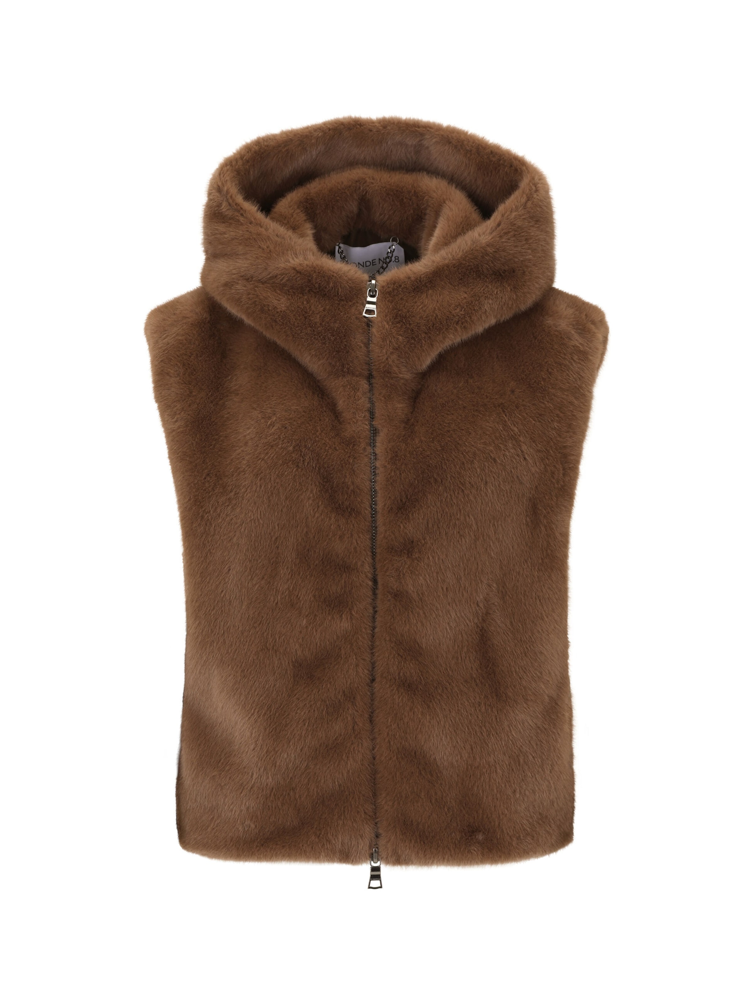 BLONDE No. 8 Weste 'Ashley' in Braun: Vorderseite