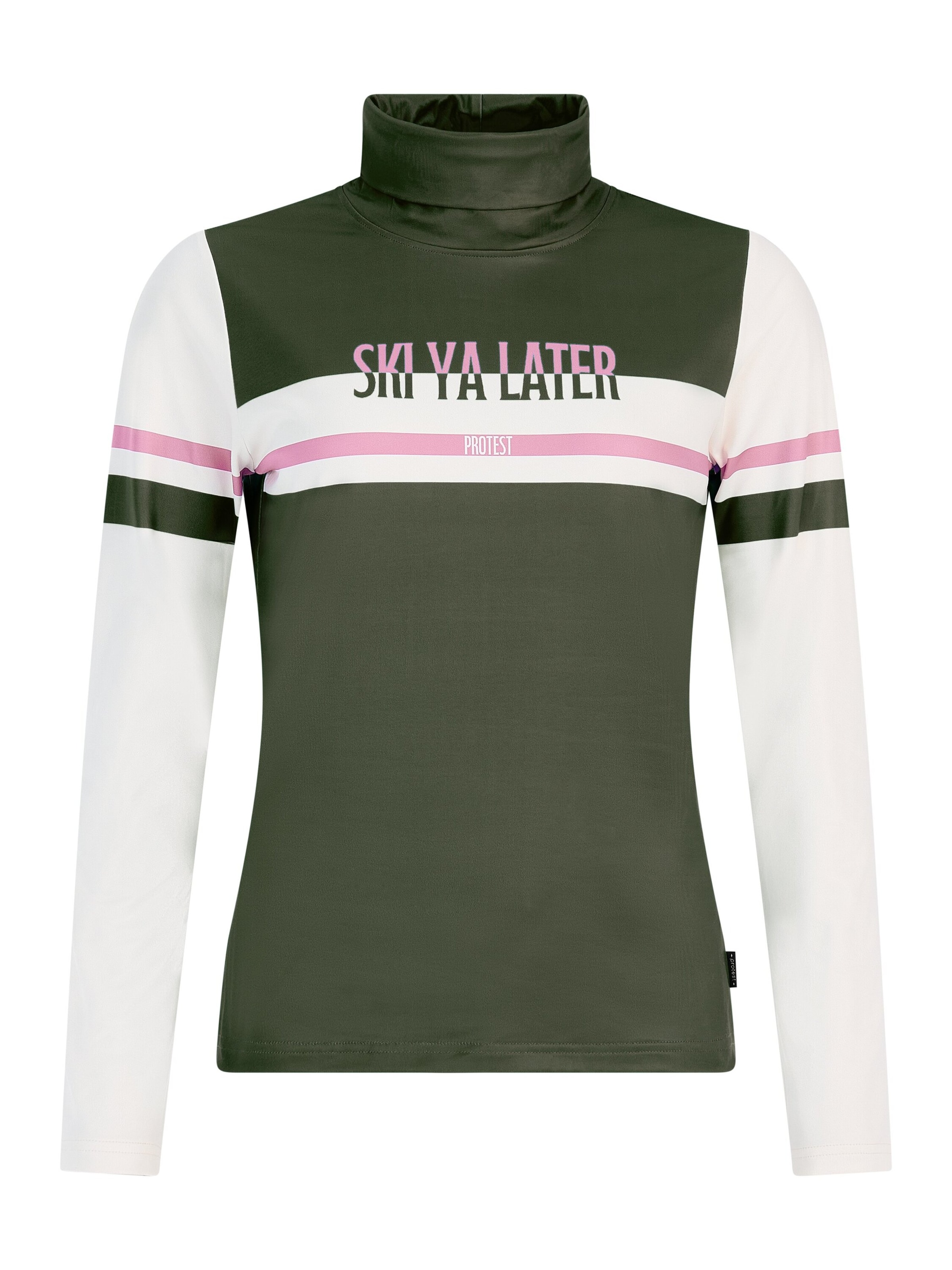 PROTEST Athletic Sweatshirt 'PRTCreate' in Green: front