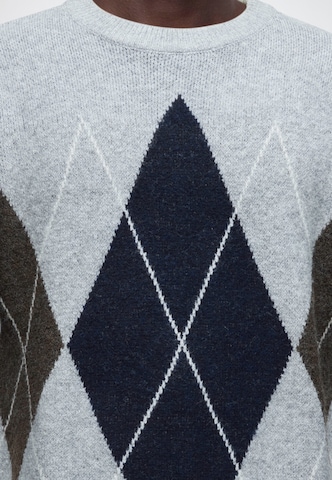 INDICODE JEANS Sweater 'Branmon' in Grey: front