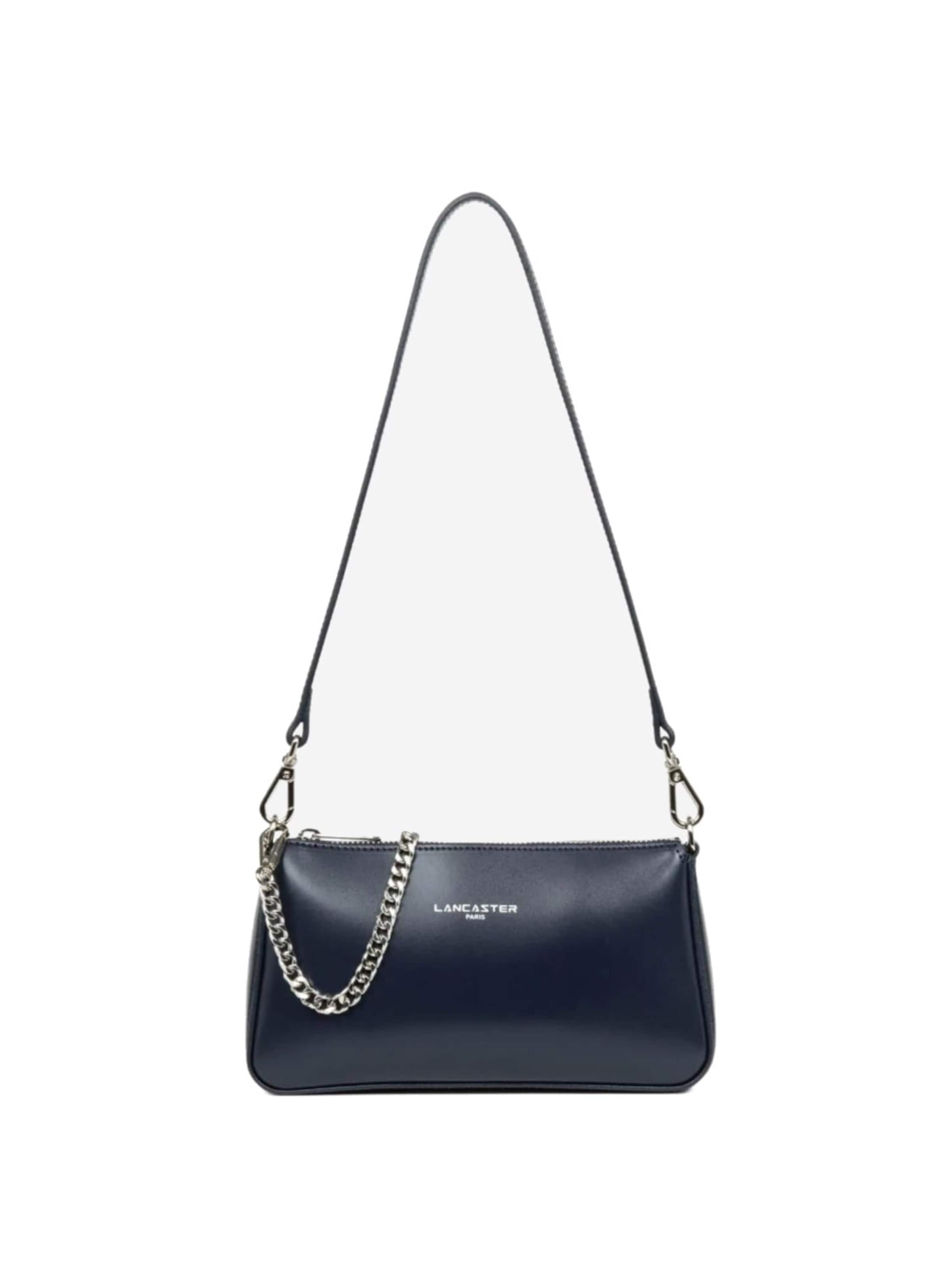 Borsa a spalla 'Suave Even' di LANCASTER Paris in blu: frontale