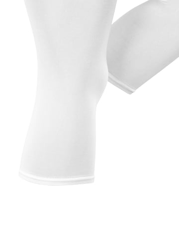ESPRIT Slim fit Leggings 'Cotton Capri' in White