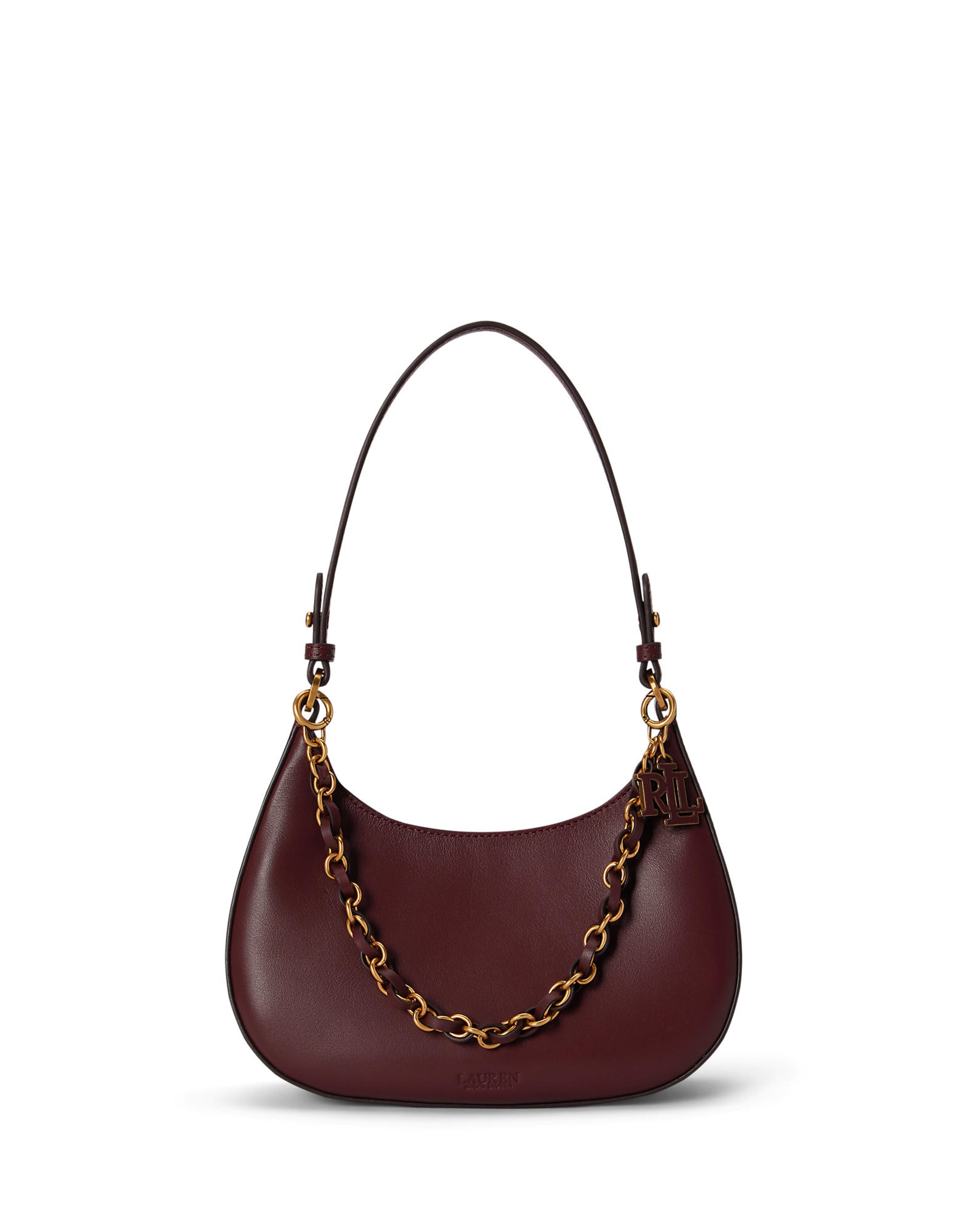 Borsa a spalla di Lauren Ralph Lauren in rosso: frontale