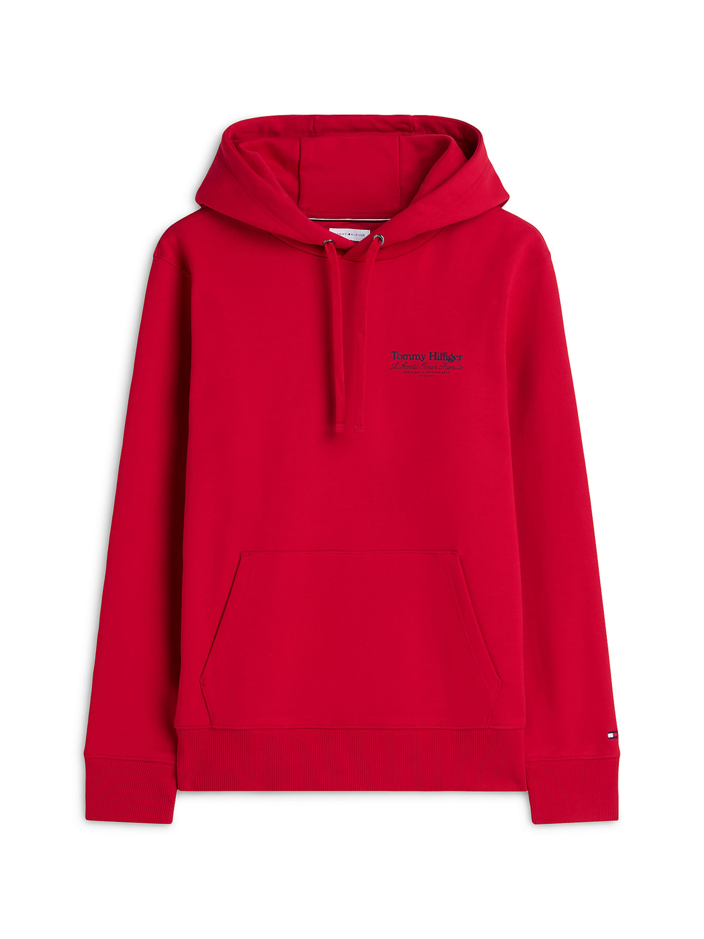 Sweat-shirt TOMMY HILFIGER en rouge : devant