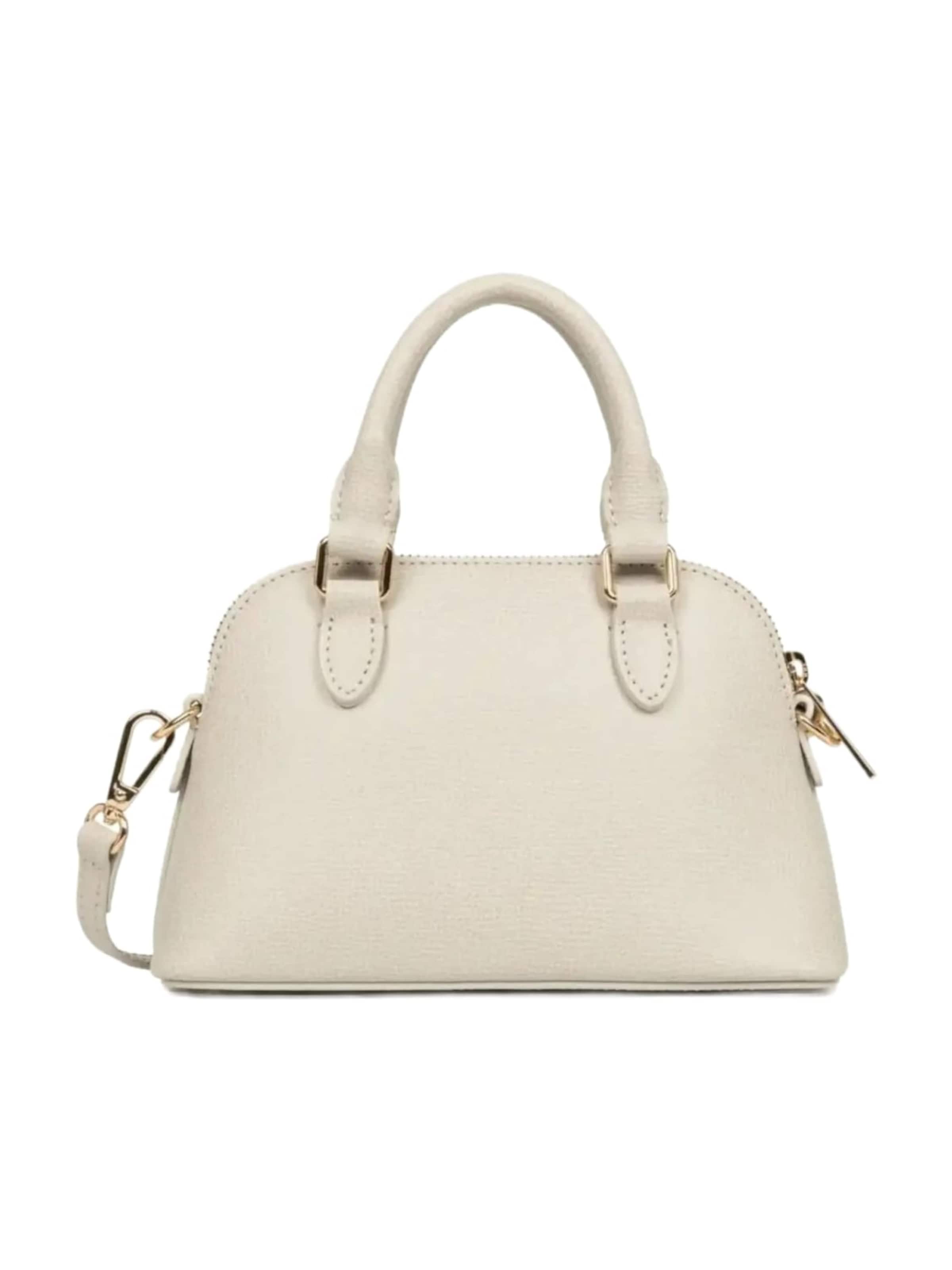 Sac à bandoulière 'Lancaster Sac demi lune Zippé S Sierra Jia Ivoire' LANCASTER Paris en blanc