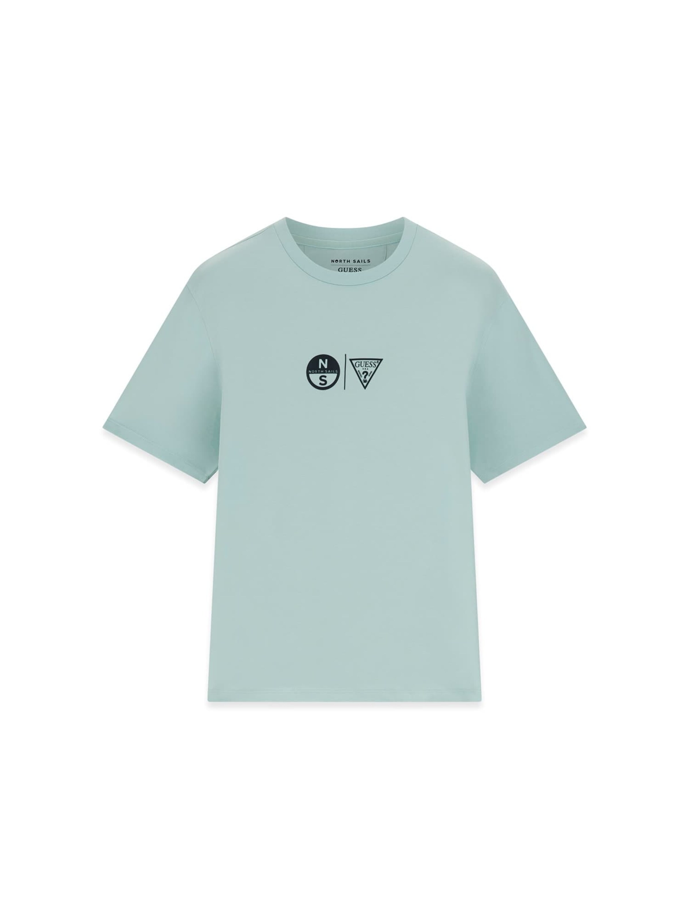 GUESS Shirt 'Guess x North Sails' in Green: front