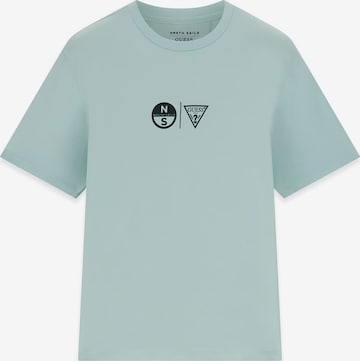 GUESS T-Shirt 'Guess x North Sails' in Grün: Vorderseite