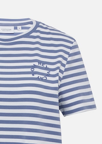 comma casual identity Jurk in Blauw