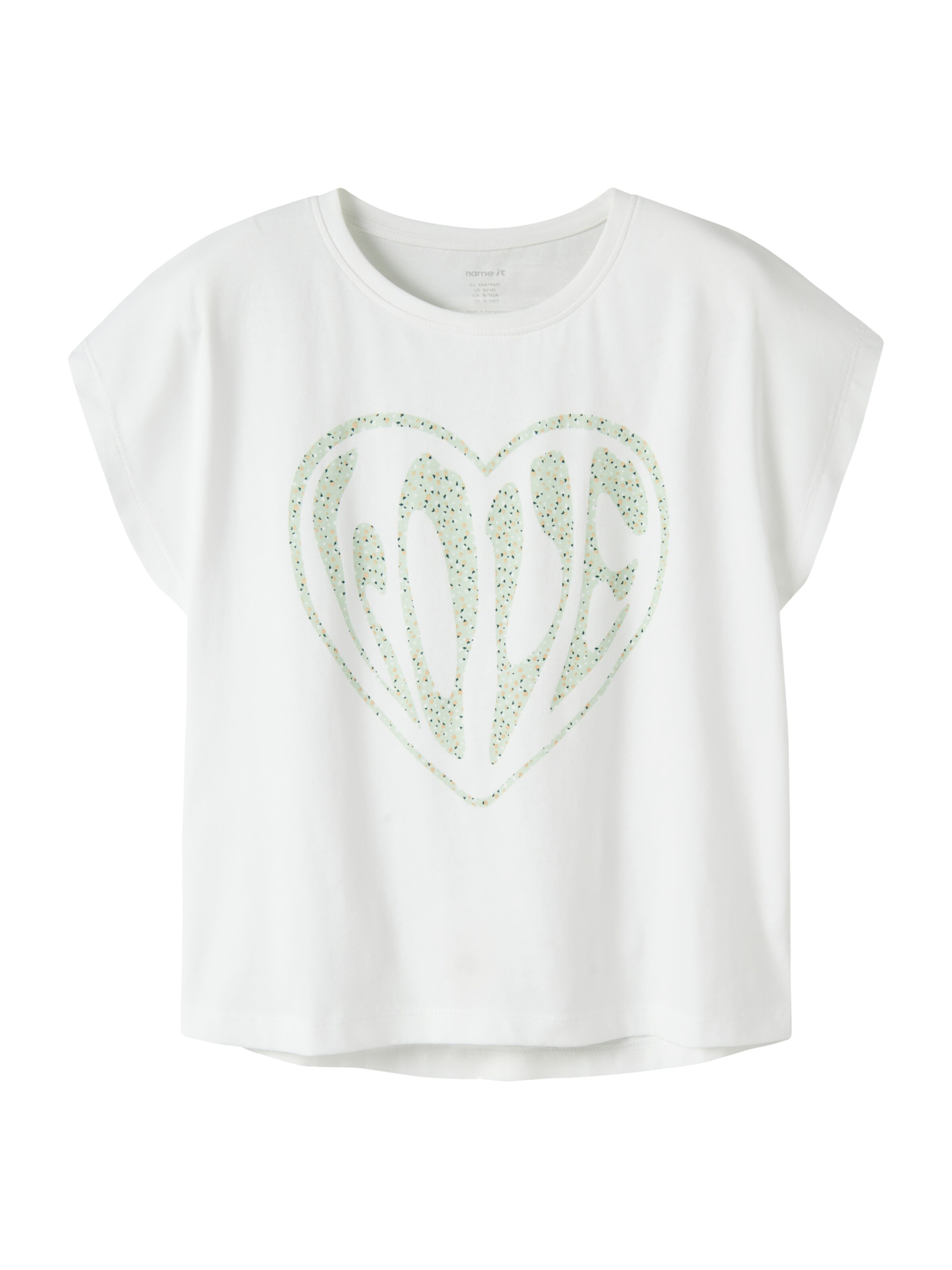 NAME IT Póló 'NKFHAVAKA' - fehér: elől