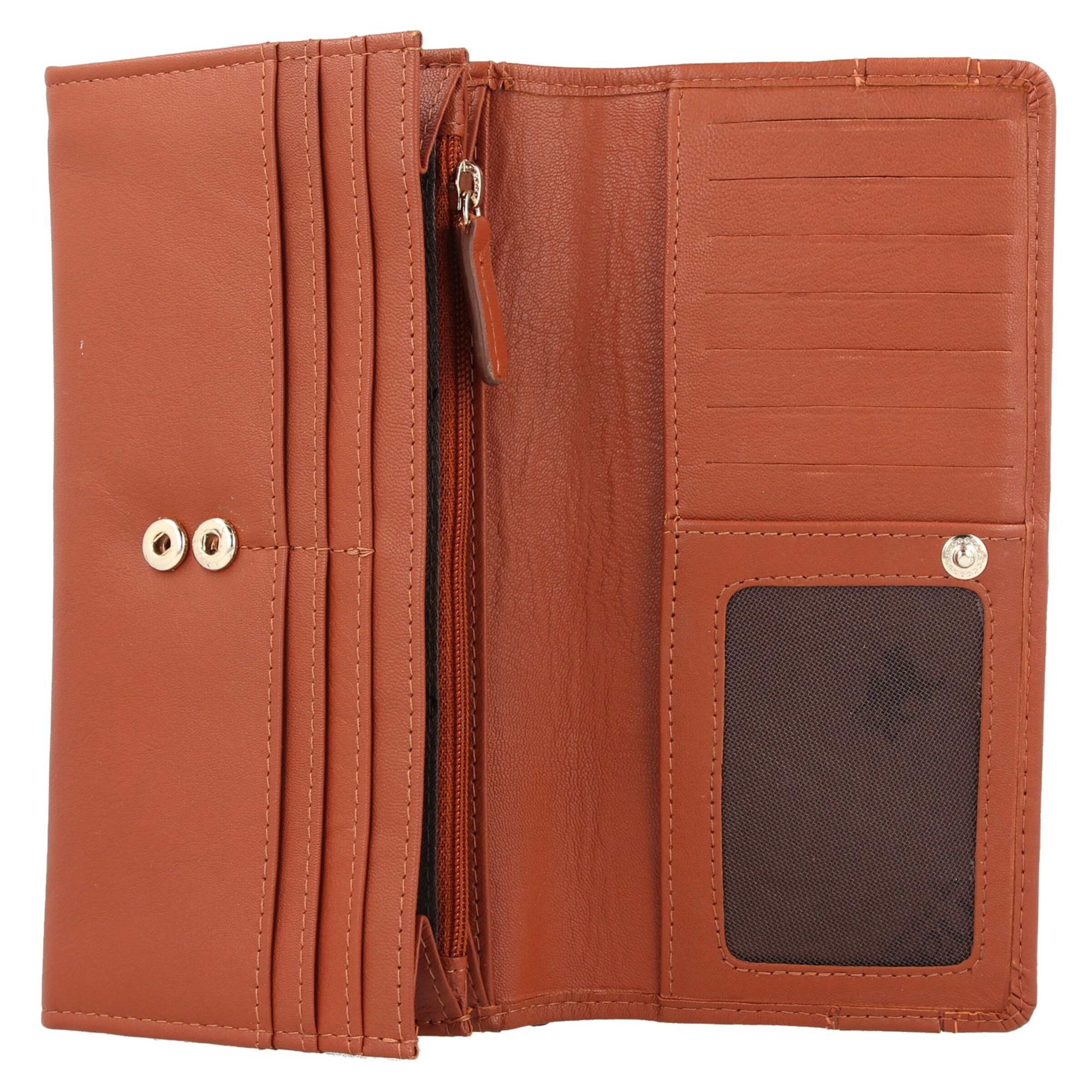 mano Portemonnaie in Braun