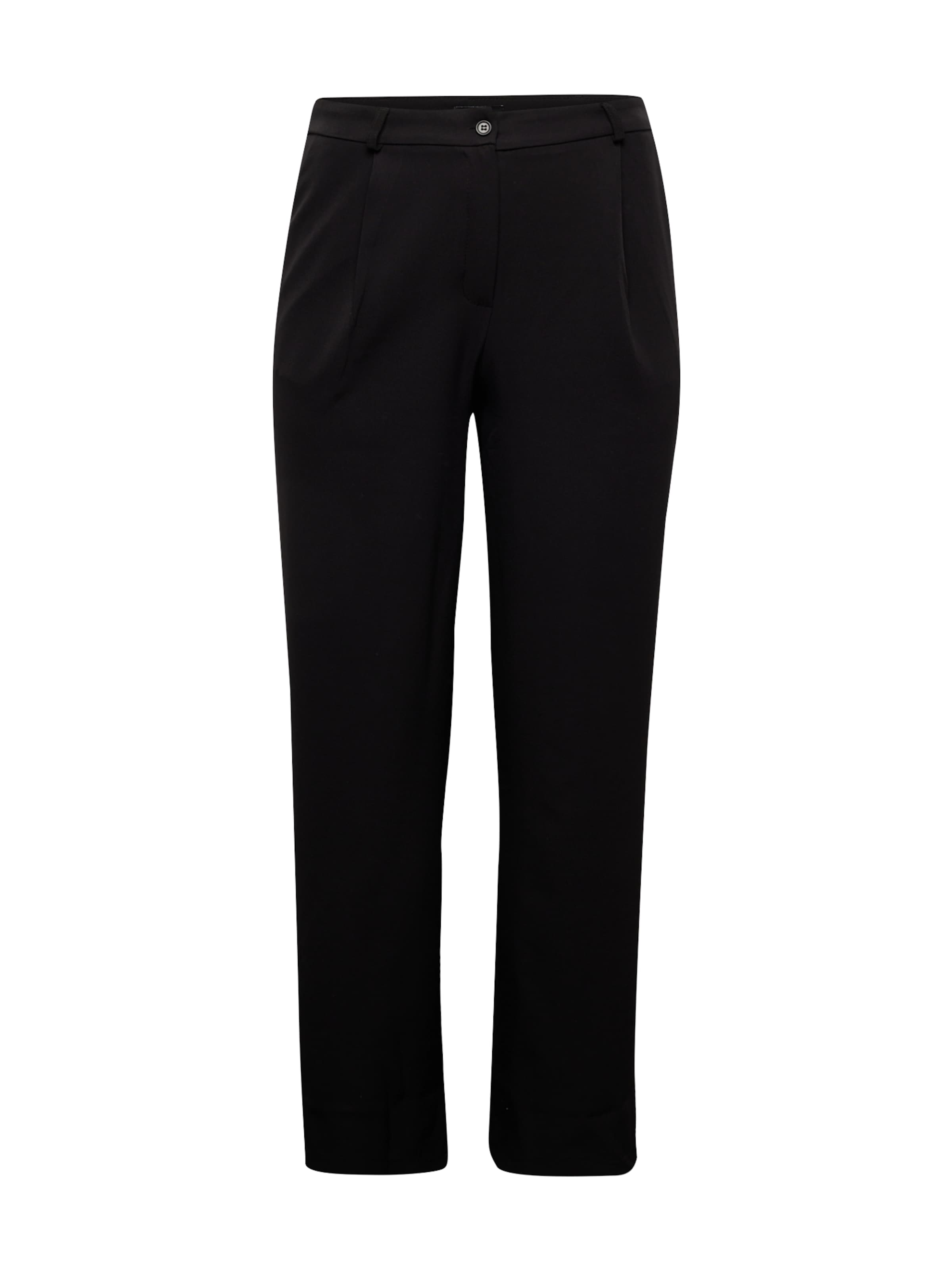 Trendyol Curve Wide Leg Laskoshousut värissä musta: etupuoli
