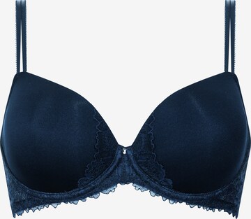 Mey T-shirt Bra 'Luxurious' in Blue: front