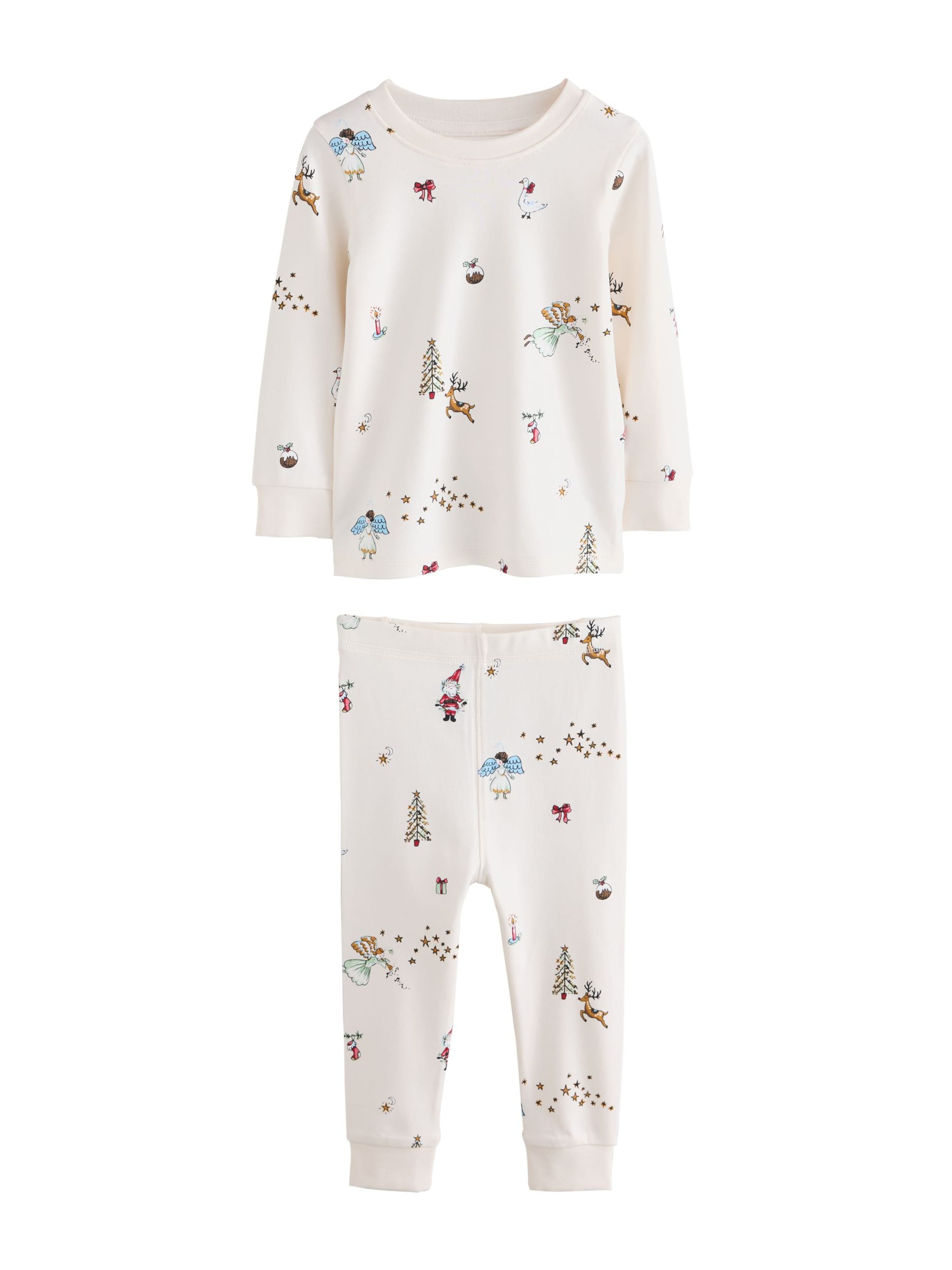 Next - Pijama en blanco: frente