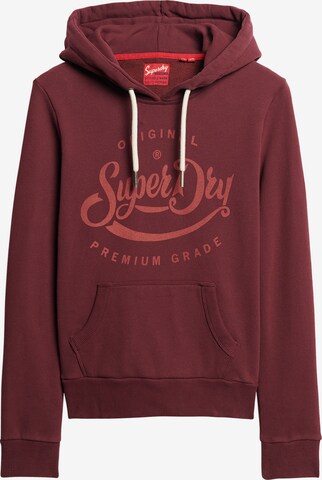 Superdry Sweatshirt in Red: front