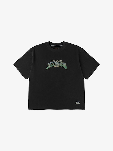 Evisu - Camisa em preto: frente