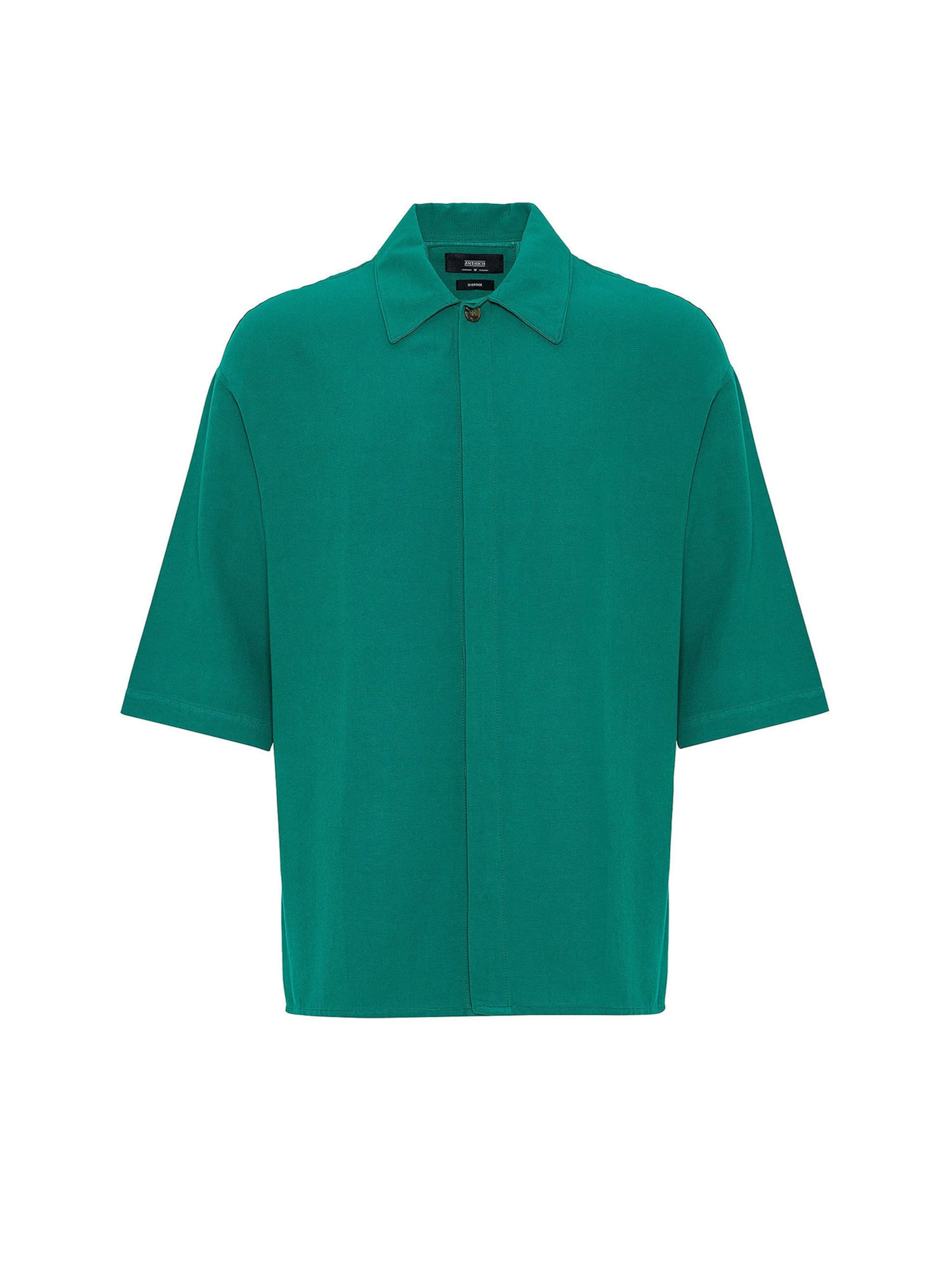 Fit confort Chemise Antioch en vert : devant