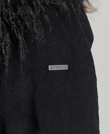 Superdry Wintermantel in Zwart