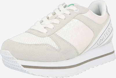 Sneaker low 'JOY MIX' Benetton Footwear pe gri deschis / alb, Vizualizare produs