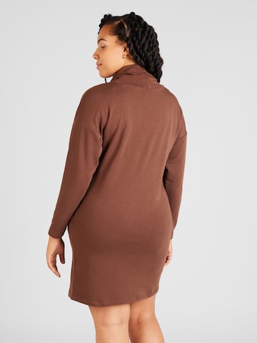 ONLY Carmakoma Dress 'LUCI' in Brown