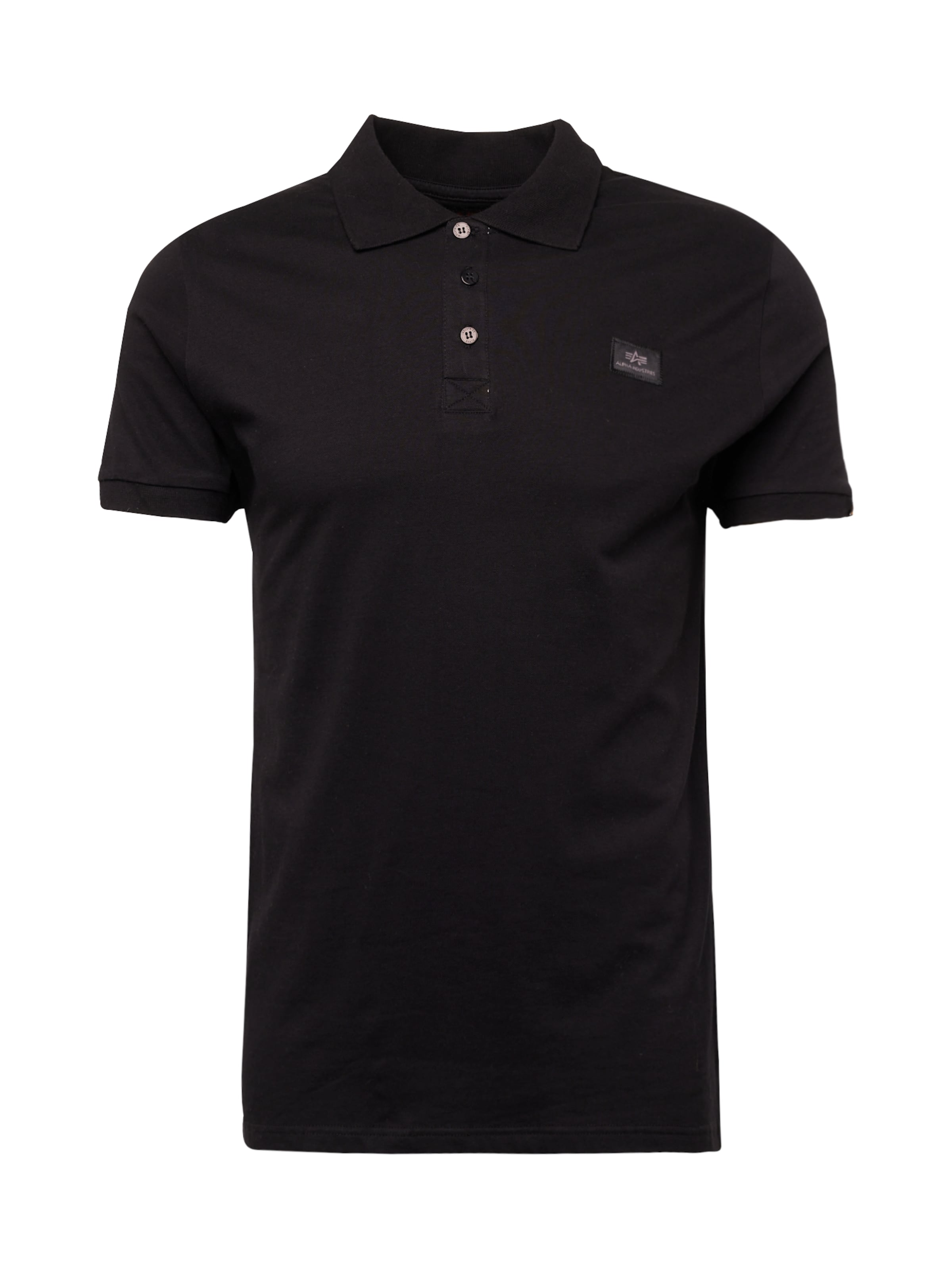 T-Shirt ALPHA INDUSTRIES en noir : devant