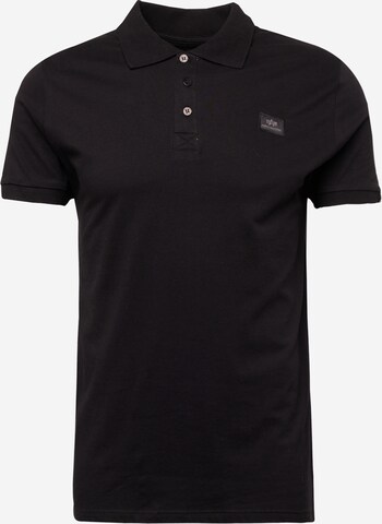 ALPHA INDUSTRIES Shirt in Black: front