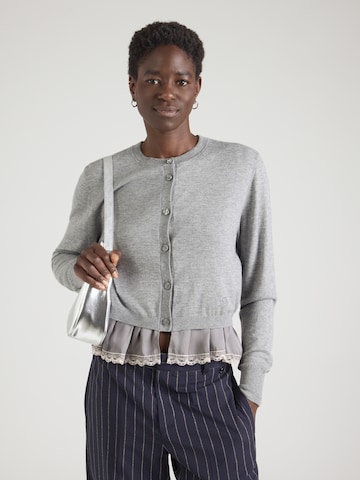 Liu Jo Knit Cardigan 'APERTA' in Grey: front