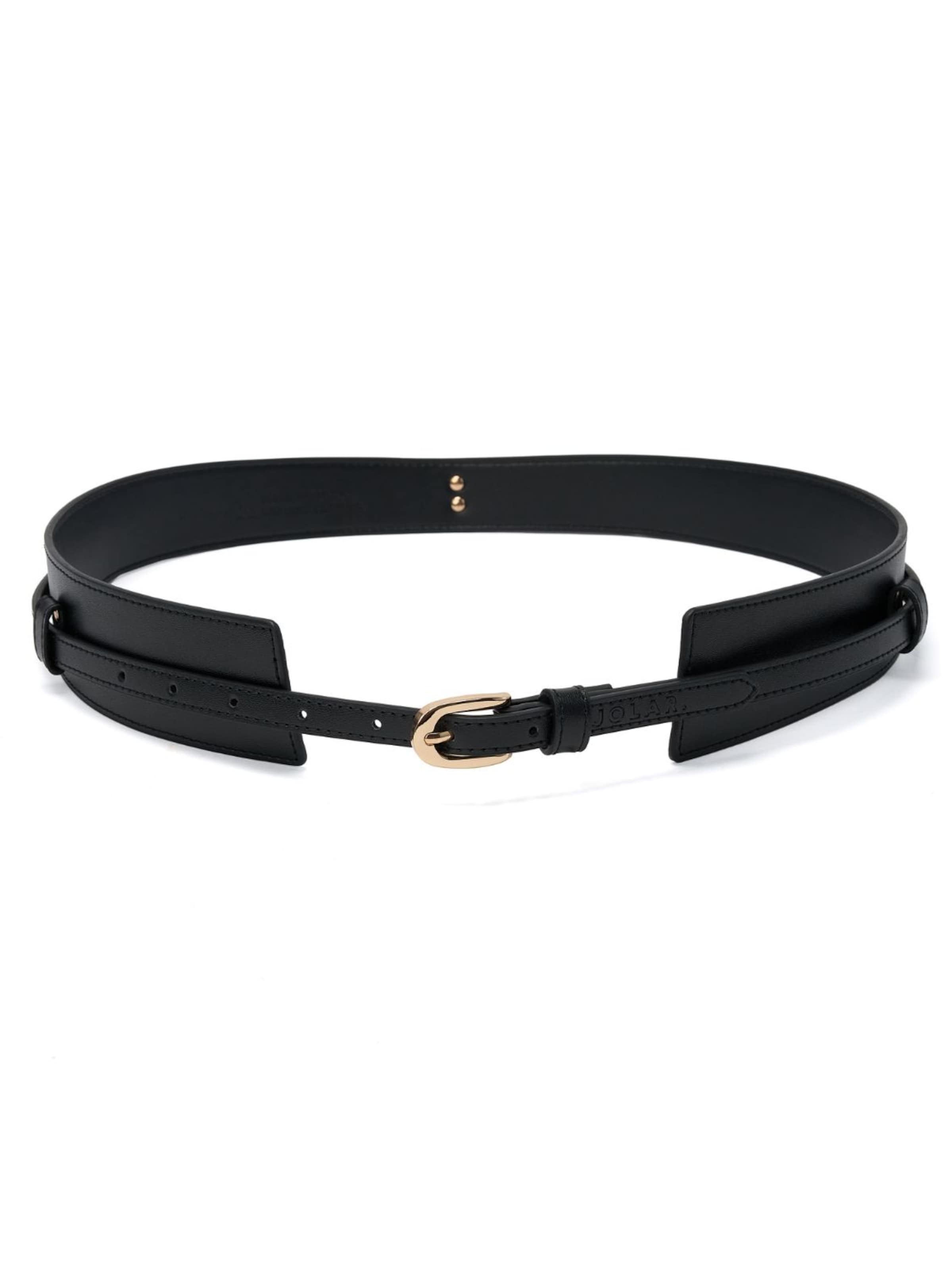 jolar Belt in Black: front