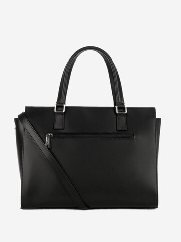 LANCASTER ParisShopper torba 'Lancaster Sac cabas main Zippée L Smooth Noir' - crna boja