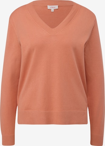 Pull-over s.Oliver en orange : devant