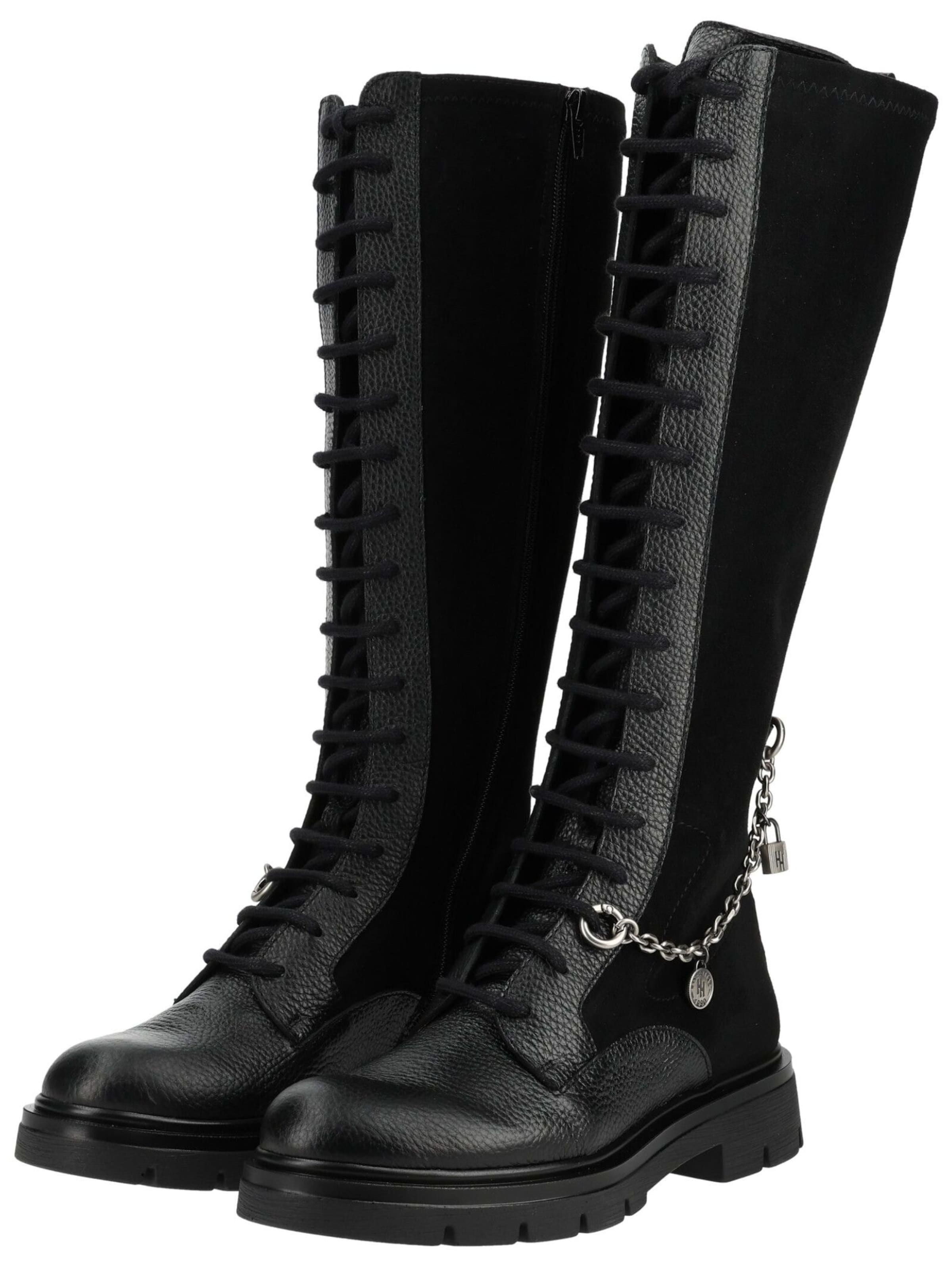 Hispanitas Lace-Up Boots in Black