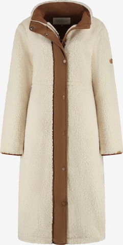 Manteau mi-saison 'River' MGO en blanc : devant