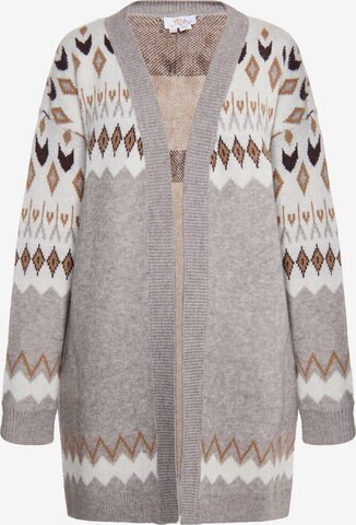 usha FESTIVAL Knit cardigan in Grey: front