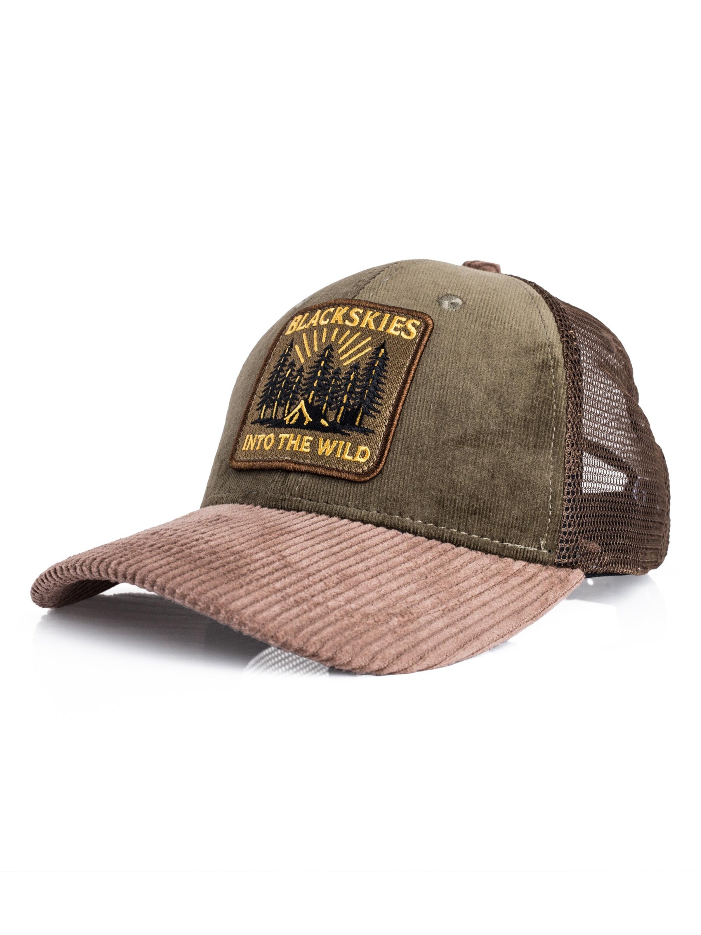 Blackskies Cap 'Into The Wild'‌‌‌‌‌‌‌‌‌‌ in Grün: Vorderseite